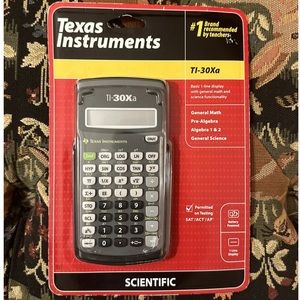 Texas Instruments ti-30xa Grey Scientific Calculator Sealed NEW